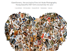 Tablet Screenshot of glamflowers.com